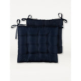 George Home seat pad 40x40cm polyester pair (British brand)