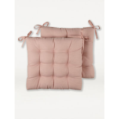 George Home pink seat cushion pad set of 2, UK version