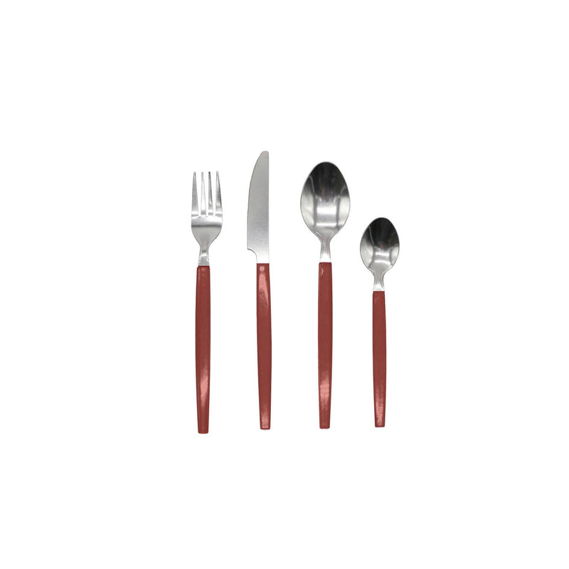 George Home red handle cutlery set, UK version