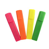 Pen & Gear neon flat highlighters pack of 4, imported from the UK