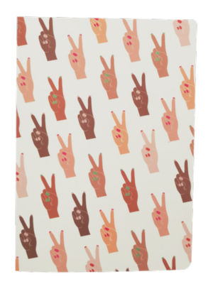 Peace design notebook A5 (British brand)
