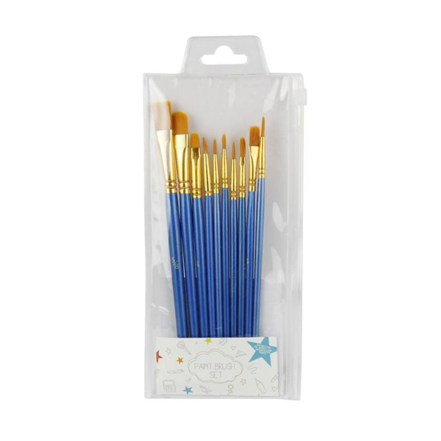 ASDA Paintbrush Set - 10 Pack