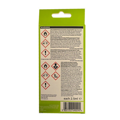 ASDA permanent markers 4 pack chisel tip - British product