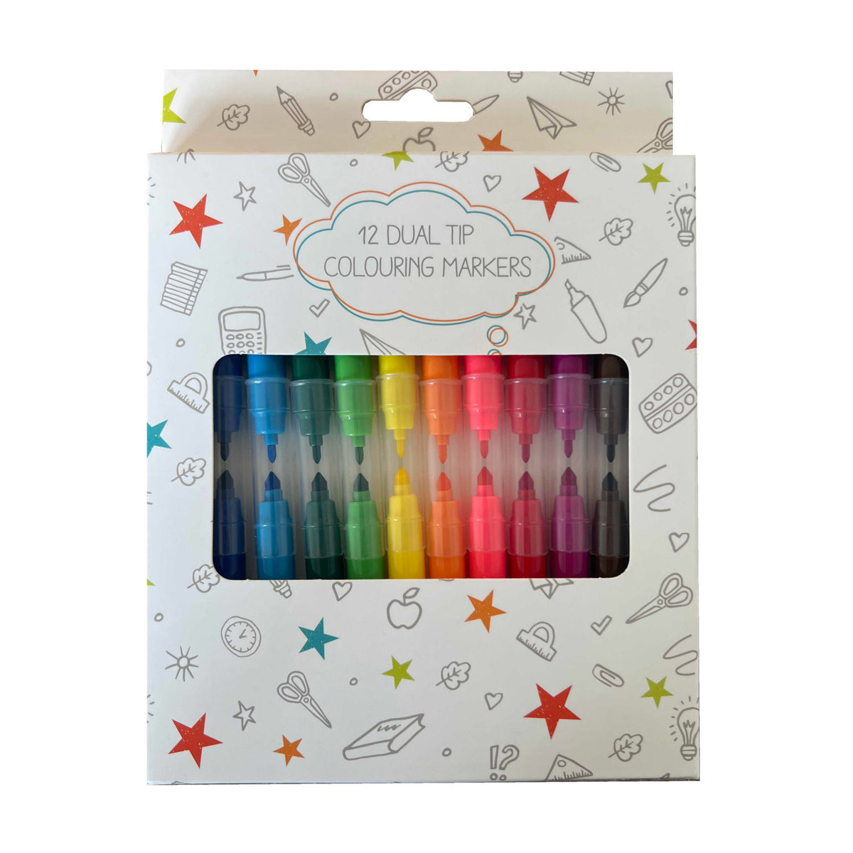 ASDA coloured markers pack of 12 - British product
