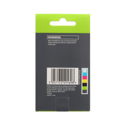 Pen & Gear assorted colours thumb tacks 100 pack, imported from the UK