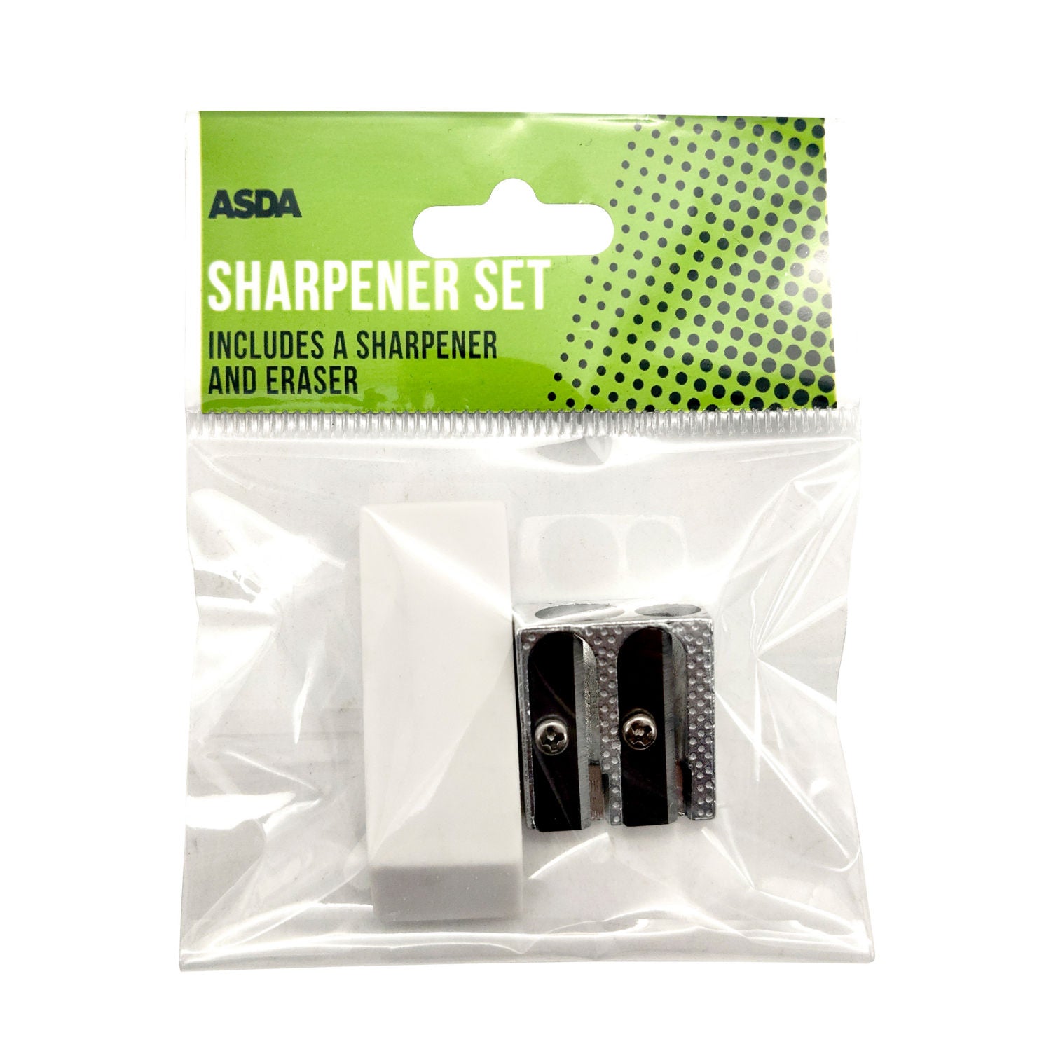 Pen & Gear sharpener and eraser set, imported from the UK