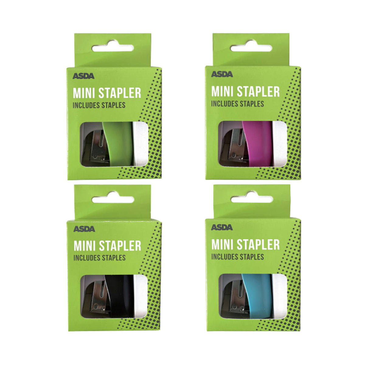 ASDA mini office stapler with included staples - British product