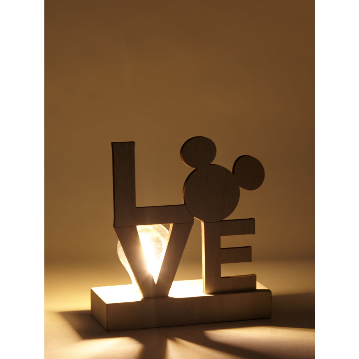 George Home Cream Disney Mickey Mouse Love Light, UK version