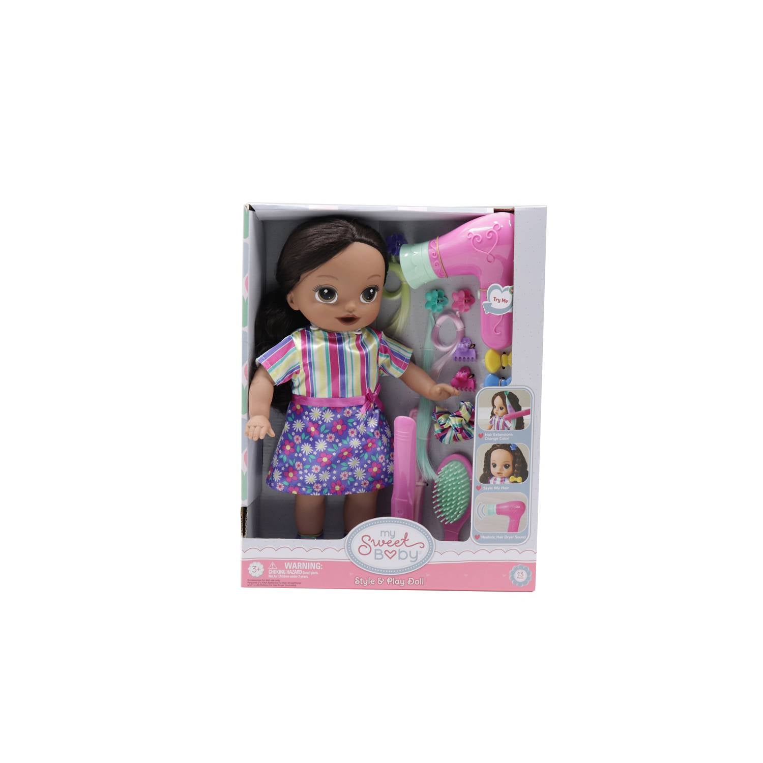 My Sweet Baby Style & Play Doll, imported from the UK