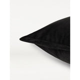 George Home black extra large velvet cushion 58x58cm, imported from the UK