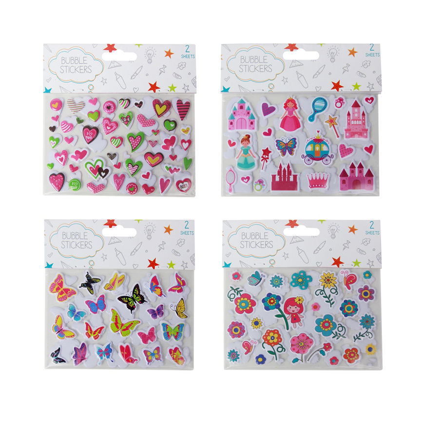 ASDA Bubble Stickers - Style May Vary,  Age 3+ Years GOODS ASDA   