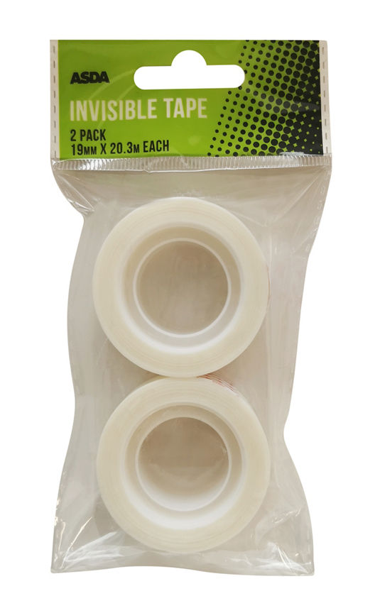 ASDA Invisible Tape - 2 Pack