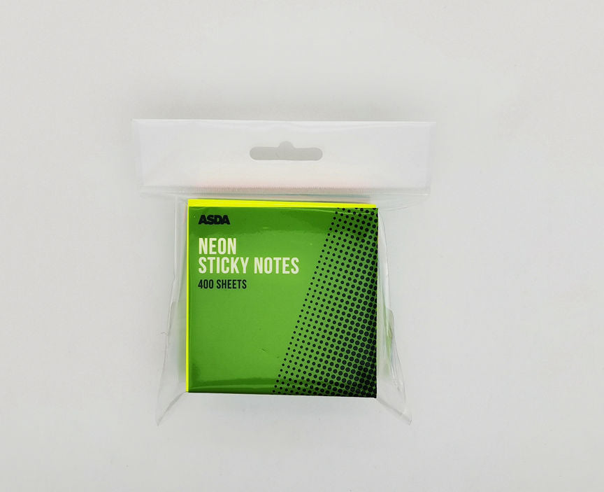 ASDA Neon Sticky Notes GOODS ASDA   