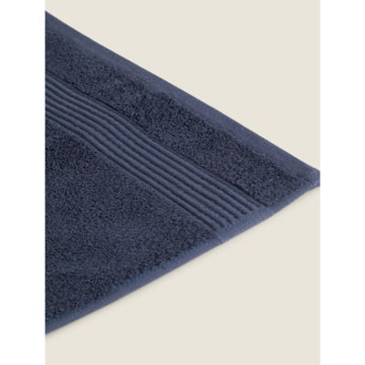 George Home Navy Egyptian Cotton Bath Sheet (British brand)