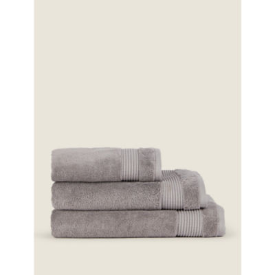 George Home medium grey Egyptian cotton bath towel - British product