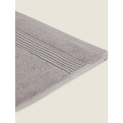George Home medium grey Egyptian cotton bath towel - British product