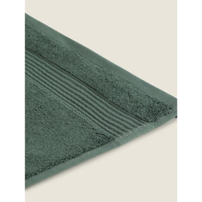 George Home medium dark green Egyptian cotton bath towel (British brand)
