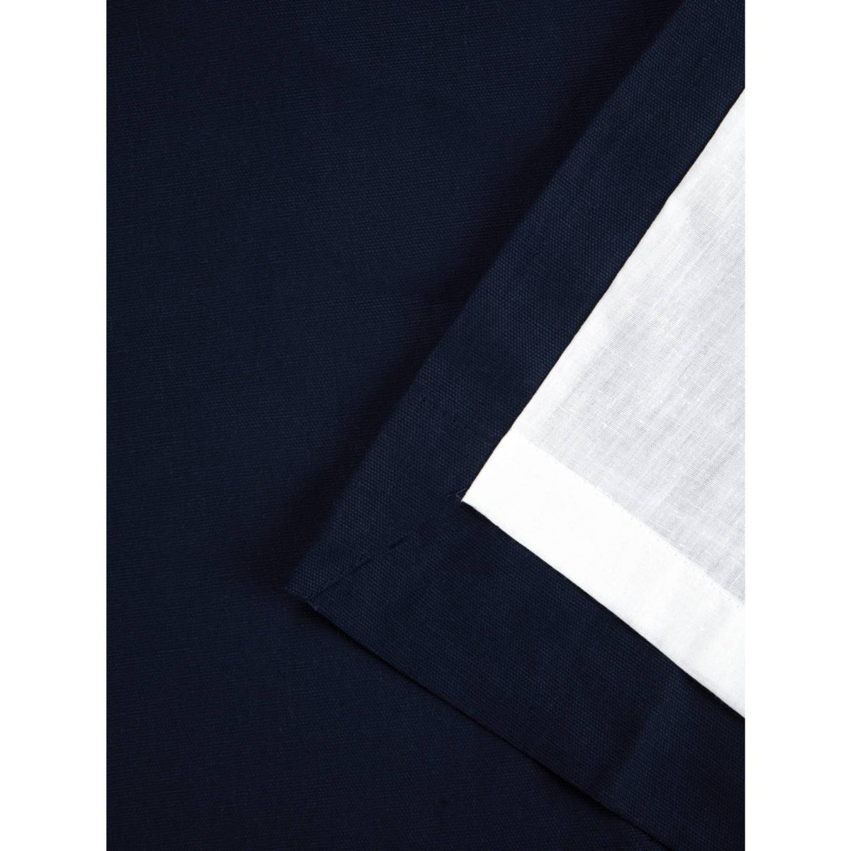 George Home navy plain eyelet curtains - British product