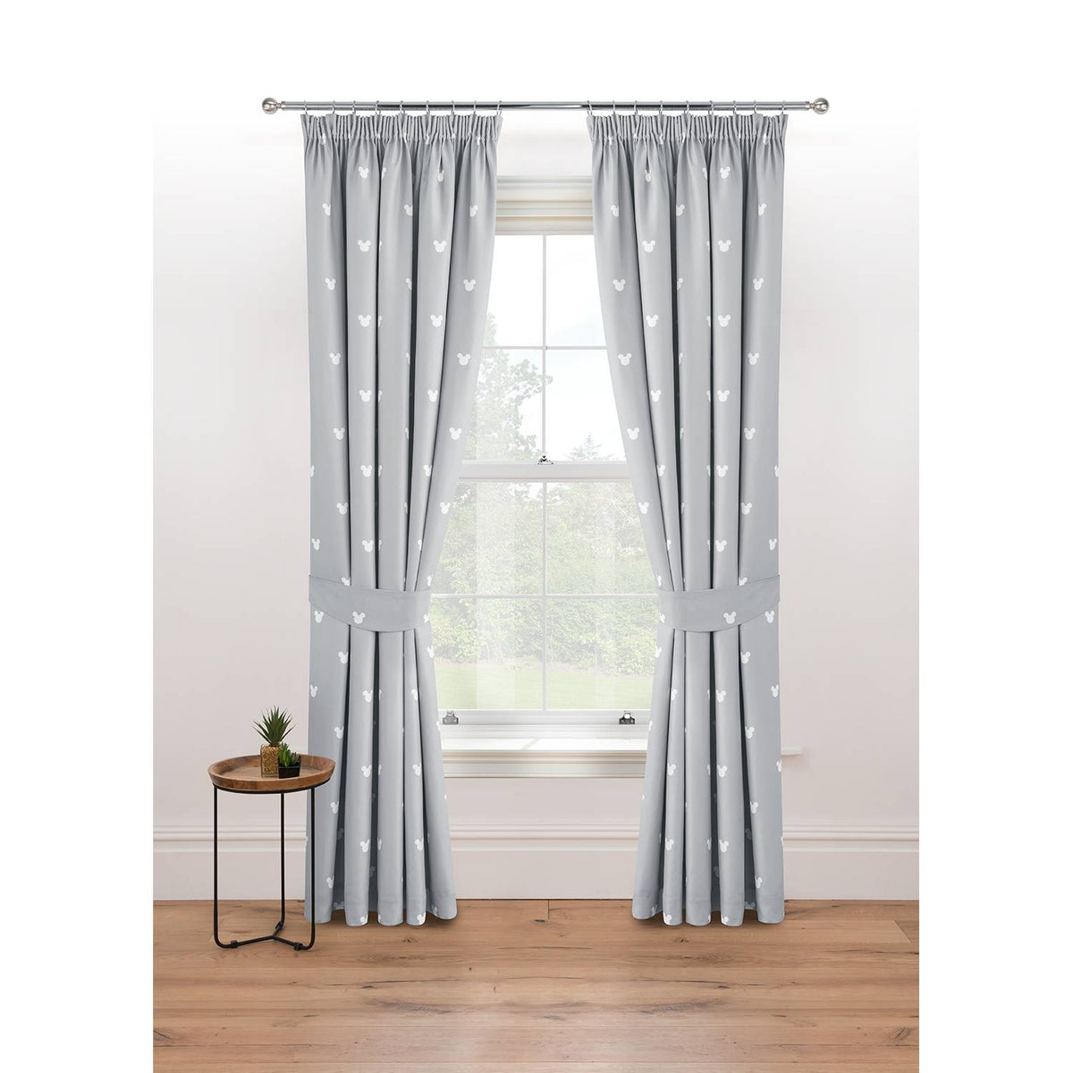 George Home Mickey Mouse blackout pencil pleat curtains, UK version