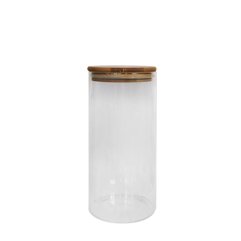 George Home glass canister with wooden lid 850ml, UK version