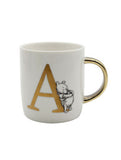 Winnie the Pooh alphabet mug - British product