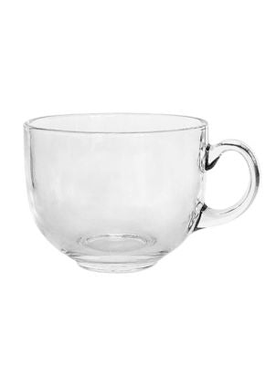 ASDA George Home Jumbo Cappuccino Glass Mug- Buy online at McGrocer