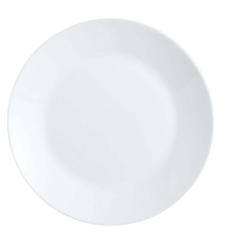 George Home white dinner plate glass dinnerware, UK version
