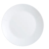 George Home white dinner plate glass dinnerware, UK version