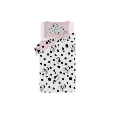 George Home pink 101 Dalmatians duvet set single, imported from the UK