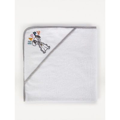 George Home 101 Dalmatians hooded towel 75cm, UK version