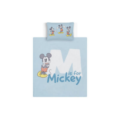 George Home blue Mickey Mouse duvet set 120x150cm (British brand)