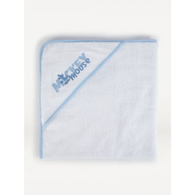 George Home Mickey Mouse hooded towel white 75cm, imported from the UK
