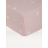 George Home pink Minnie Mouse cot bed fitted sheet - British product