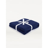 George Home blue knitted blanket 150x120cm - British product