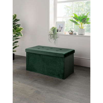 ASDA Velvet Storage Ottoman- Buy online at McGrocer