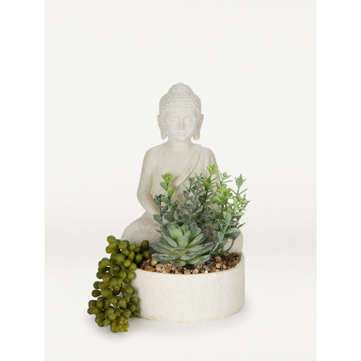 George Home Buddha artificial succulent 13x21.6x14.4cm - British product
