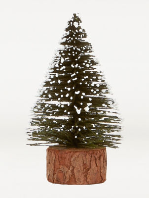 George Home snowy Christmas tree ornament 34 cm, imported from the UK