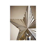 George Home silver star Christmas tree topper 21cm (British brand)