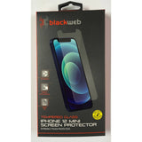 Blackweb tempered glass iPhone 12 Mini screen protector, imported from the UK
