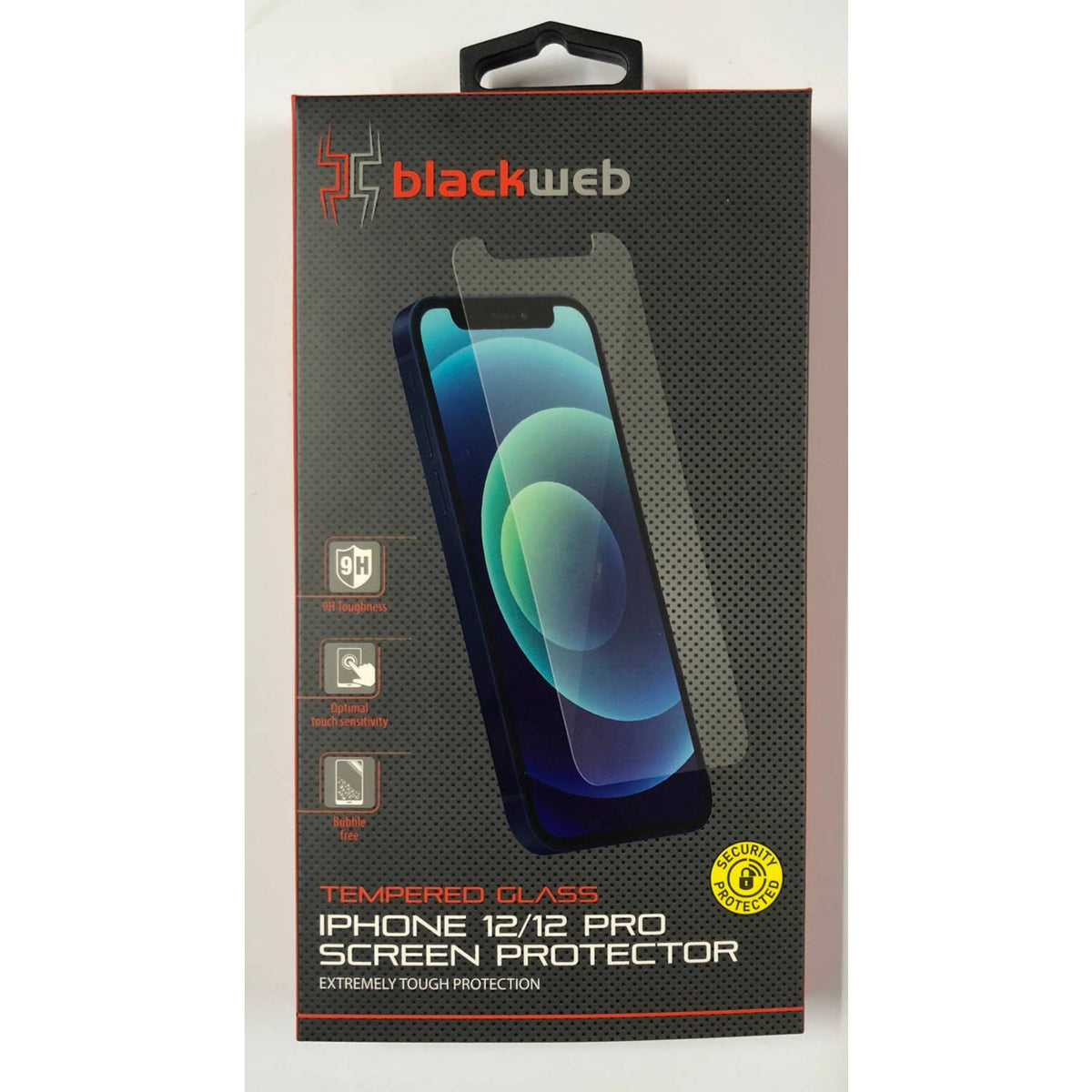 Blackweb screen protector for iPhone 12 and 12 Pro (British brand)