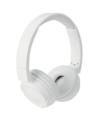 ONN white wireless headphones, UK version
