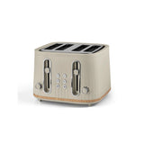 George Home Cream Scandi 4-Slice Toaster GTT201WC-21
