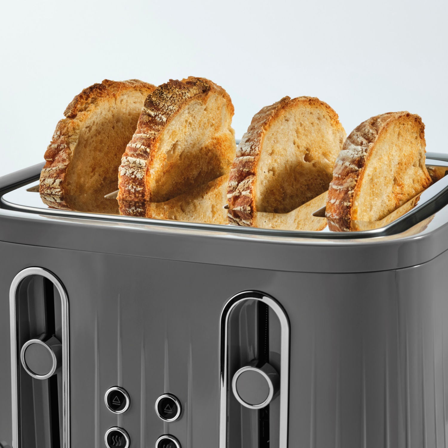 George Home Scandi 4-Slice Toaster Grey, UK version