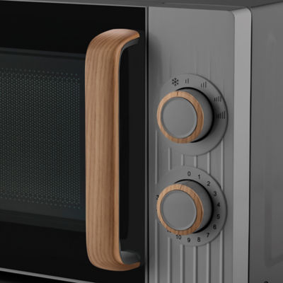 George Home manual microwave oven grey scandi style, UK version