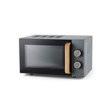 George Home manual microwave oven grey scandi style, UK version