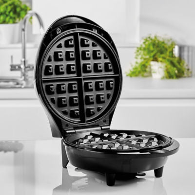 George Home Black Non-Stick Waffle Maker GWM101B-21