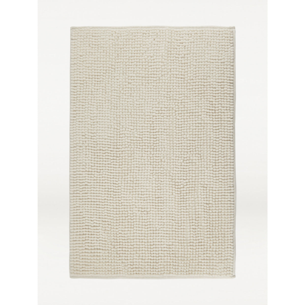 George Home chenille bath mat white - British product