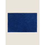 George Home chenille bath mat blue recycled polyester, imported from the UK