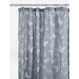 George Home grey butterfly shower curtain 180x180cm, imported from the UK
