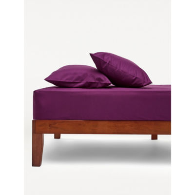 George Home purple polycotton pillowcase pair, UK version